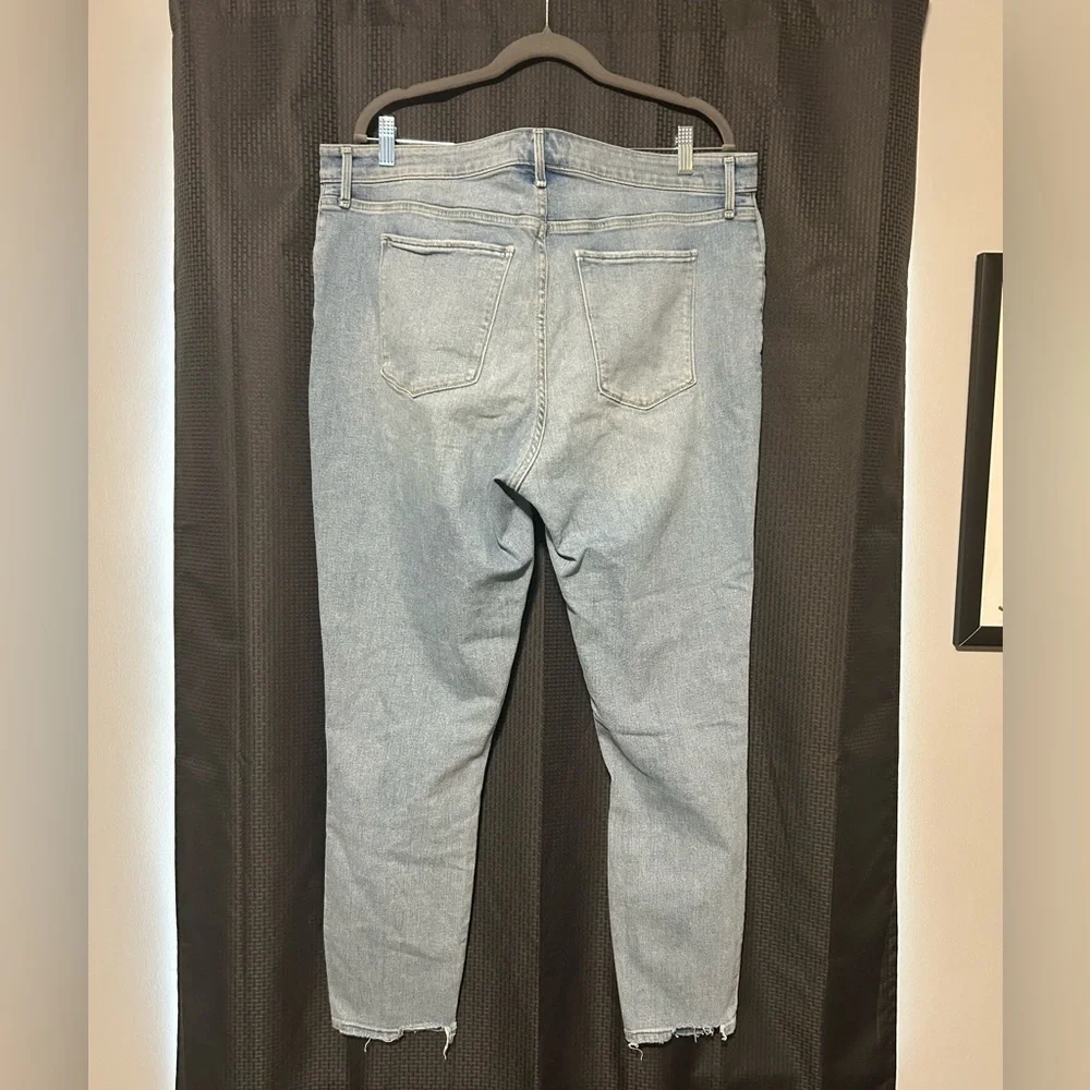Abercrombie and Fitch Curve Love High Rise Super Skinny Ankle Jean Size 20 Long - Picture 3 of 6